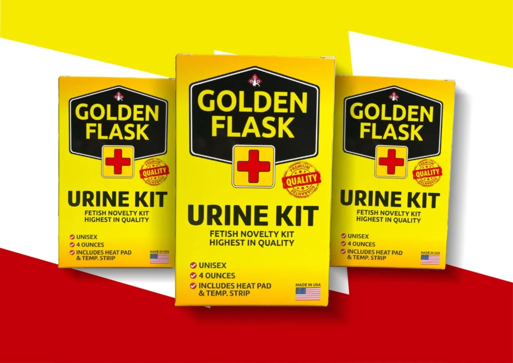 Golden flasks