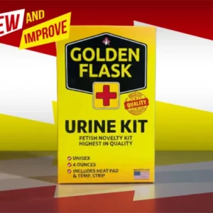 New And Improve Golden Flask